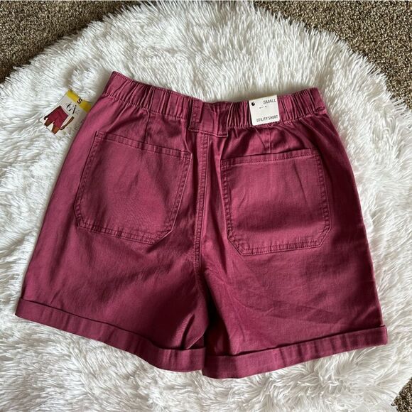 Gloria Vanderbilt Shorts New Utility Pink Womens Size Small - Picture 2 of 7